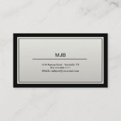 Saxophone Professional Musicus Visitekaartje (Achterkant)