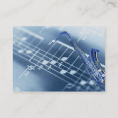 Saxophone-profielkaart Visitekaartje (Achterkant)