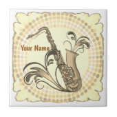 Saxophone Rhythm  Tegeltje (Voorkant)