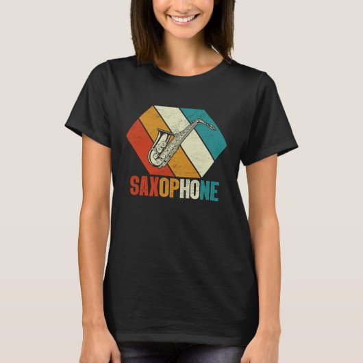 Saxophone Saxaphone Player Music Jazz Tenor  3 T-shirt (Voorkant)
