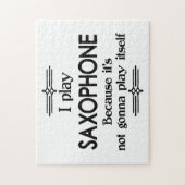 Saxophone - Speel zelf Funny Deco Music Legpuzzel (Verticaal)