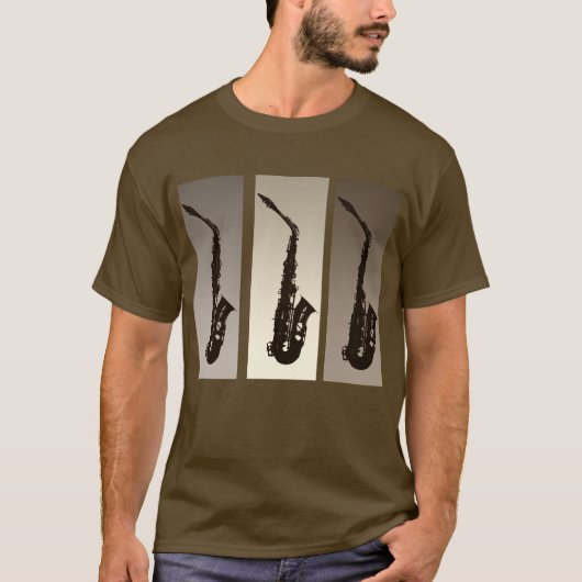 Saxophone T-Shirt (Voorkant)