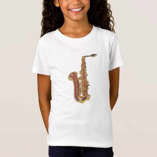 Saxophone T-Shirt (Voorkant)