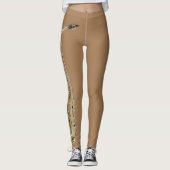 Saxophone Vector Art Leggings (Voorkant)