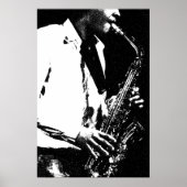 Saxophone wapcn poster (Voorkant)