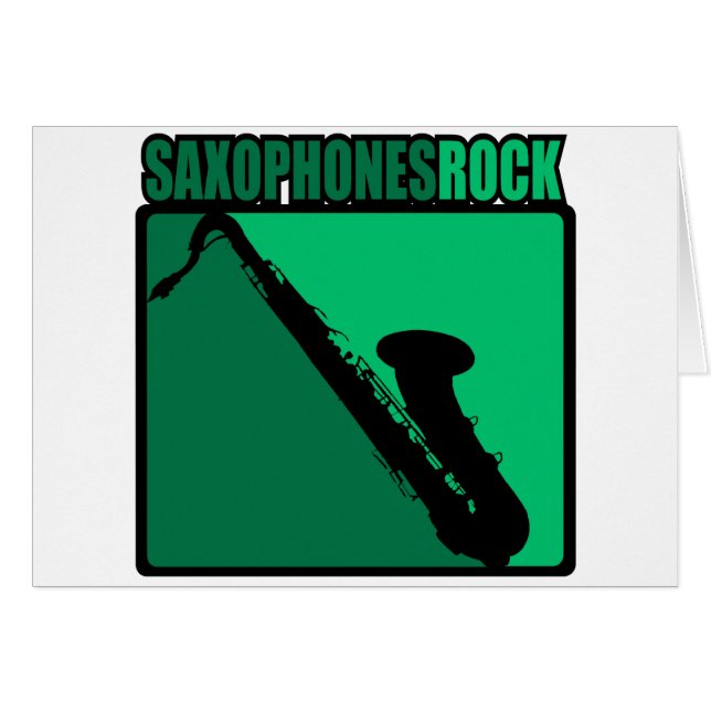 Saxophones Rock! (Voorkant Horizontaal)