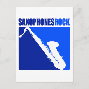 Saxophones Rock! Briefkaart