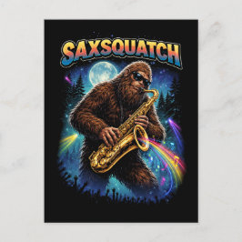 Saxsquatch Briefkaart