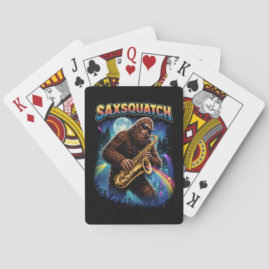 Saxsquatch Pokerkaarten (Achterkant)