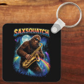 Saxsquatch Sleutelhanger (Achterkant)