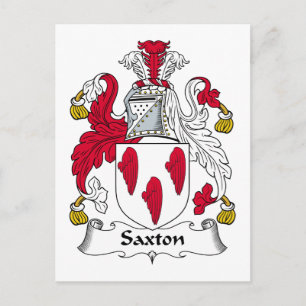 Saxton Family Crest Briefkaart