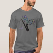 Saxy. Cool Saxophone Player T-Shirt (Voorkant)