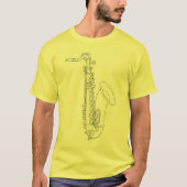 Saxy T-shirt (Voorkant)