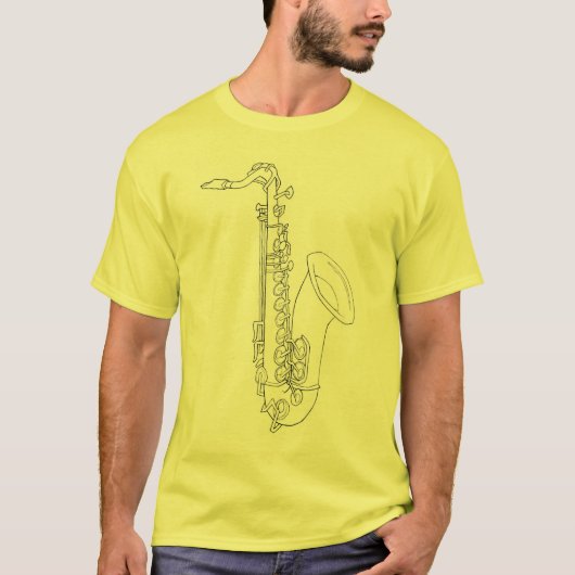 Saxy T-shirt (Voorkant)