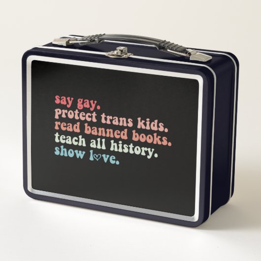 Say Gay Protect Trans Kinder Lees verboden boeken  (Voorkant)