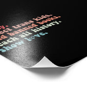 Say Gay Protect Trans Kinder Lees verboden boeken  Foto Afdruk (Hoek)