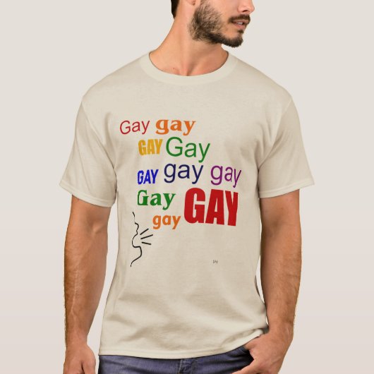 SAY GAY T-Shirt (Voorkant)
