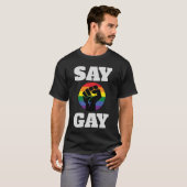 SAY GAY T-Shirt (Voorkant volledig)