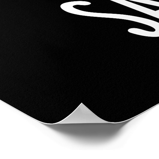 Say Guac Funny Avocado Pun Dark BG Poster (Hoek)