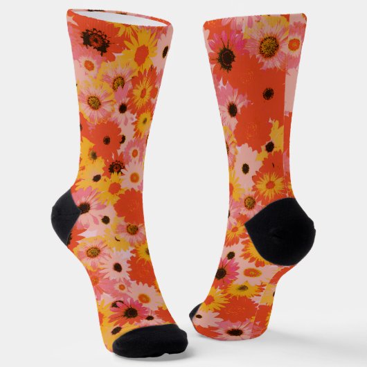 "Say it in Flowers" Socks Sokken (Gebogen)
