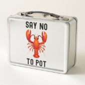 Say no to pot lobster funny (Achterkant)