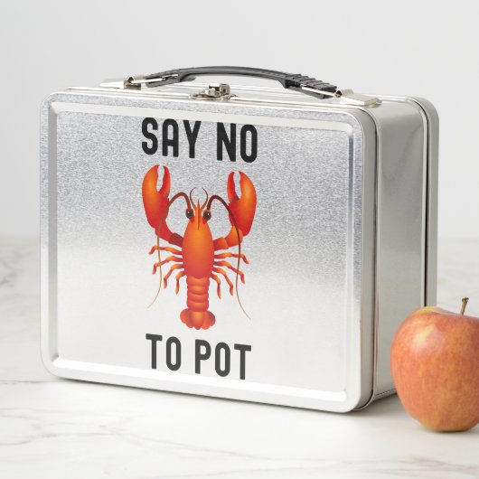 Say no to pot lobster funny (In situ)