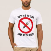 SAY NO TO THE MARK OF THE BEAST CHRISTIAN T-SHIRTS (Voorkant)