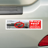 Say NO to the Nuclear Apocalypse Bumpersticker (Op auto)