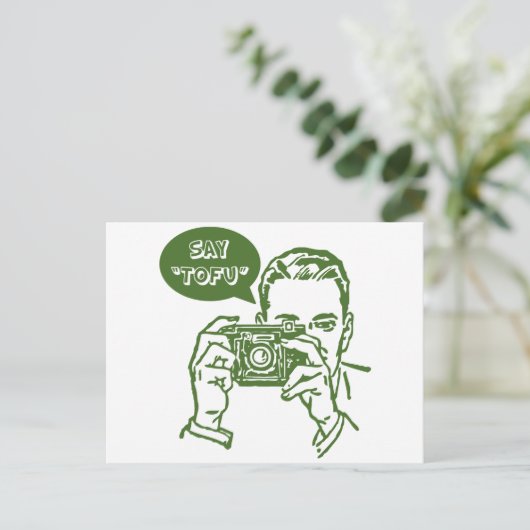 Say Tofu Briefkaart (Staand voorkant)