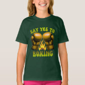 say yes to boxing t-shirt (Voorkant)