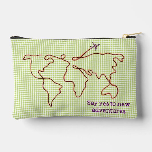 SAY YES TO NEW ADVENTURES BAG  ETUI (Achterkant)