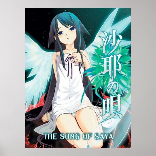 Saya No Uta - Het lied van Saya Poster (Voorkant)