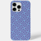 Sayagata, Japans, Paars en blauw Case-Mate iPhone Case (Achterkant)