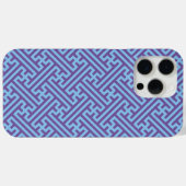 Sayagata, Japans, Paars en blauw Case-Mate iPhone Case (Achterkant (horizontaal))
