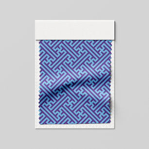 Sayagata, Japans, Paars en blauw Stof