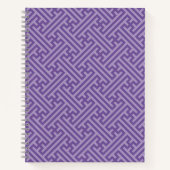 Sayagata, Japans, Paarse en roze Notitieboek (Voorkant)