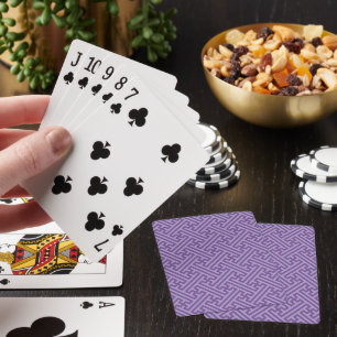 Sayagata, Japans, Paarse en roze Pokerkaarten
