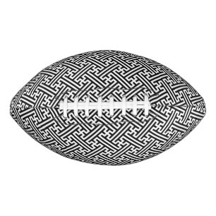 Sayagata motief, Japans, Zwart en Wit American Football