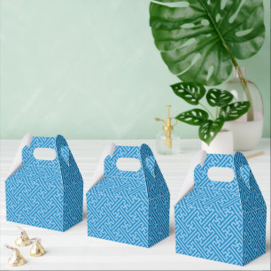 Sayagata patroon, Japans, Blauw en Baby Blauw Bedankdoosjes
