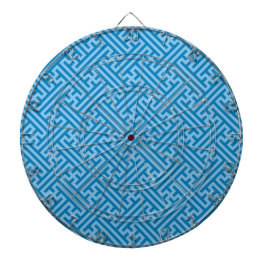Sayagata patroon, Japans, Blauw en Baby Blauw Dartbord