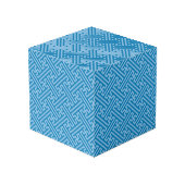 Sayagata patroon, Japans, Blauw en Baby Blauw Kubus (Achter hoekig)