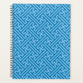 Sayagata patroon, Japans, Blauw en Baby Blauw Planner (Voorkant)