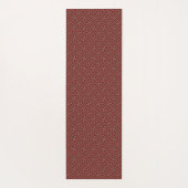 Sayagata patroon, Japans, Bourgogne en Goud Yogamat (Achterkant)