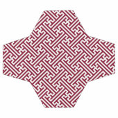 Sayagata patroon, Japans, Bourgogne en Wit Voetbal (Enkel)