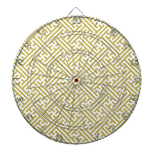 Sayagata patroon, Japans, Goud en Wit Dartbord