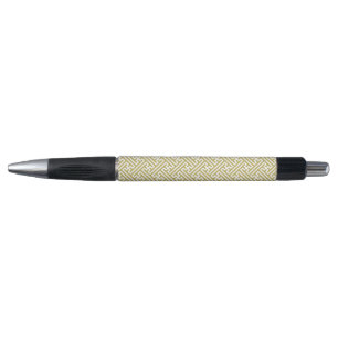 Sayagata patroon, Japans, Goud en Wit Pen