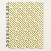 Sayagata patroon, Japans, Goud en Wit Planner (Voorkant)