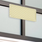 Sayagata patroon, Japans, Goud en Wit Spandoek (Buitenkant Gebouw)