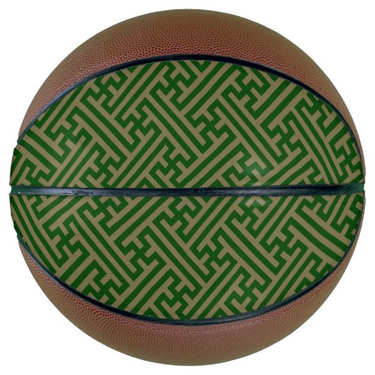 Sayagata patroon, Japans, Groen en Goud Basketbal (Voorkant)