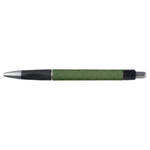 Sayagata patroon, Japans, Groen en Goud Pen